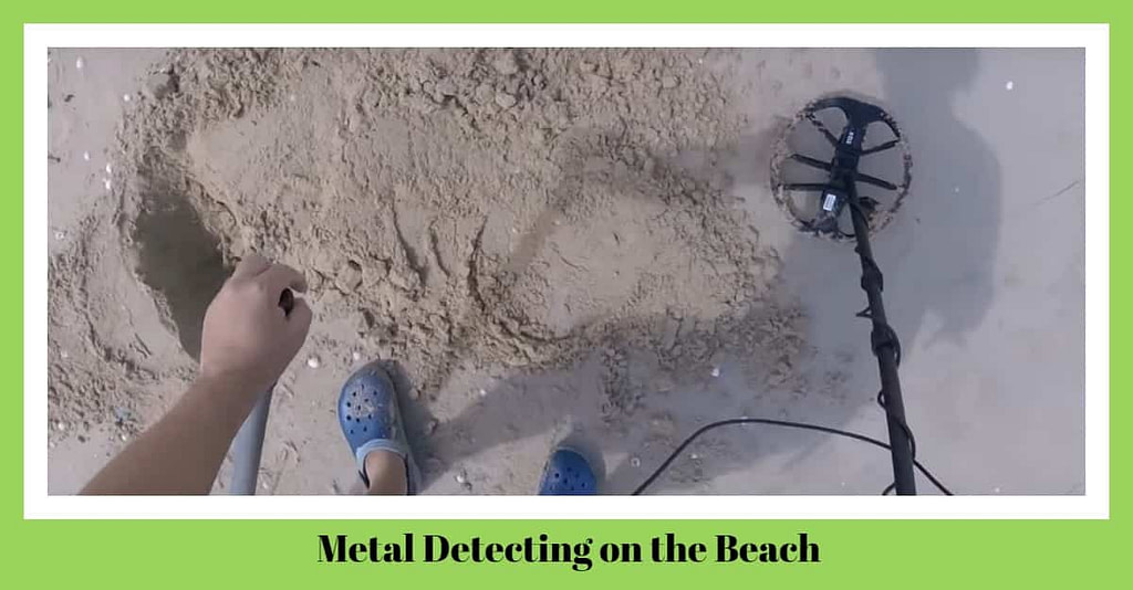 Metal Detecting on the Beach
